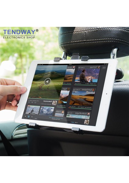 No.1 Tarzı Tendway Tablet Araç Tutucu Standı iPad Air Pro Mini Evrensel 360 Derece Döner Koltuk Arkası Araç Montajı El Dayanağı Pc Için (Yurt Dışından) fiyatları