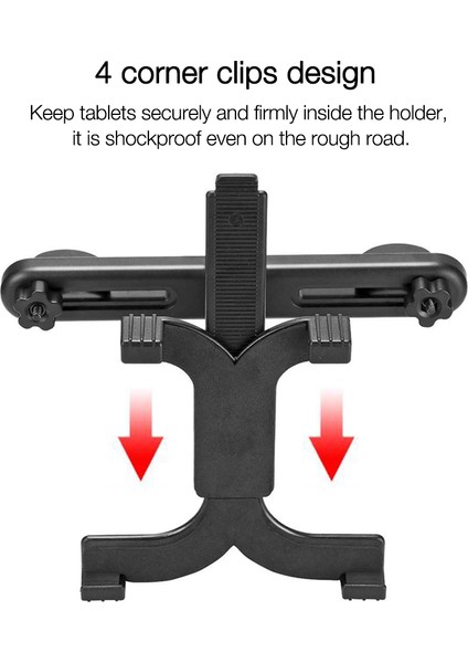 No.1 Tarzı Tendway Tablet Araç Tutucu Standı iPad Air Pro Mini Evrensel 360 Derece Döner Koltuk Arkası Araç Montajı El Dayanağı Pc Için (Yurt Dışından) fırsatları