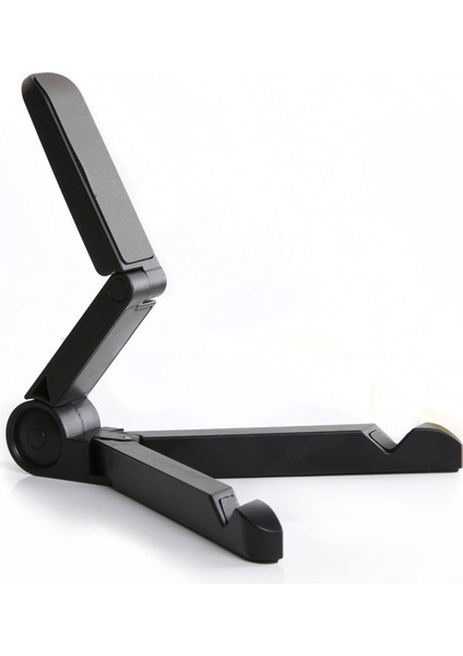 Siyah Stil Taşınabilir Katlanabilir Ayarlanabilir Masa Tutucu Standı Galaxy Tablet iPad Air Için 360 Derece Dönebilen Ofis Standı Olarak Kullanılabilir (Yurt Dışından)