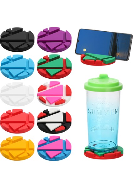 Renk 5 Tarzı Çok Fonksiyonlu Telefon Tutucu Masa Mat Silikon Bardak Altlığı Masa Monte Tutucu Stand Kalem Kart Bardak Kupa Desteği Altlık Braketi (Yurt Dışından) fiyatları