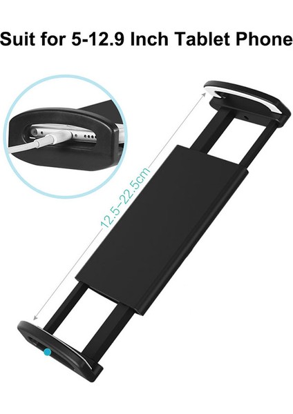 Siyah Stil iPhone IPAD Ione Tablet Şezlong Yatak Montajı Için 140 cm Uzun Kol Çift Direk Katlanabilir Tablet Telefon Zemin Standı Tutucu (Yurt Dışından) fırsatları