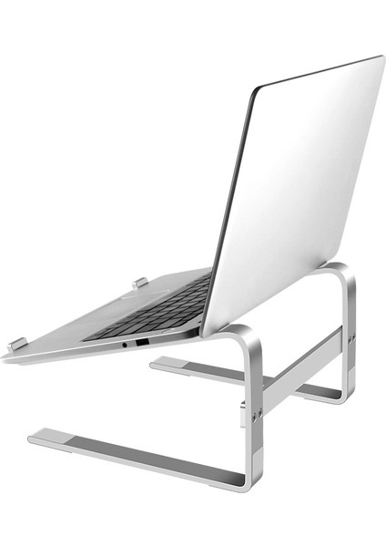 Gümüş Tarzı Laptop Stand Alüminyum Alaşım Braket Notebook Stand Kitap Tutucu Desteği Laptop Için Macbook Pro Dell Netbook (Yurt Dışından) fiyatları