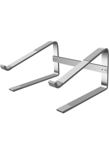 Gümüş Tarzı Laptop Stand Alüminyum Alaşım Braket Notebook Stand Kitap Tutucu Desteği Laptop Için Macbook Pro Dell Netbook (Yurt Dışından) fırsatları