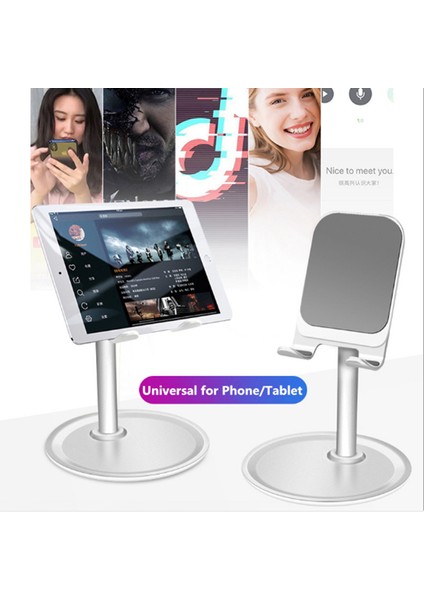 Siyah Stil Evrensel Tablet Telefon Tutucu Masaüstü Için iPhone Se Masaüstü Tablet Standı Telefon Masa Tutucu Mobil Telefon Standı Dağıtıcısı (Yurt Dışından)