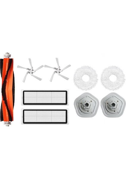 9 Adet Yedek Yedek Parça Fırça Paspas Pedleri Hepa Filtre Için Fit Xıaomı Mıjıa Dreame W10 Robtic Elektrikli Süpürge (Yurt Dışından)