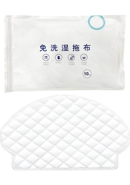 20 Adet Tek Kullanımlık Paspas Bezi Paçavra Ecovacs Deebot Ozmo 950 920 T5 T5MAX Robotik Elektrikli Süpürge Moping Bezleri (Yurt Dışından)