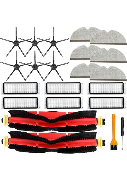 Xiaomi Roborock S4 S5 S6 E4 E20 S6 Saf E4 S4 Max S6 Maxv S5 Max S4, E2, E3 E5 E25 E35 S50 Vakum Fırça Filtre Mops (Yurt Dışından)