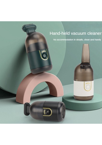 Masaüstü Temizleme Masaüstü Mini Elektrikli Süpürge Taşınabilir El Temizleme Makinesi Ofis Araç Ev Kablosuz Siyah (Yurt Dışından) modelleri