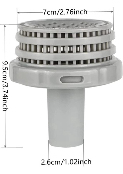 11070 ve 11072 Süzgeç Konnektörü Değiştirme Intex 25022E Yerüstü Havuz Su Jeti Konektörü Değiştirme Kiti (Yurt Dışından) modelleri