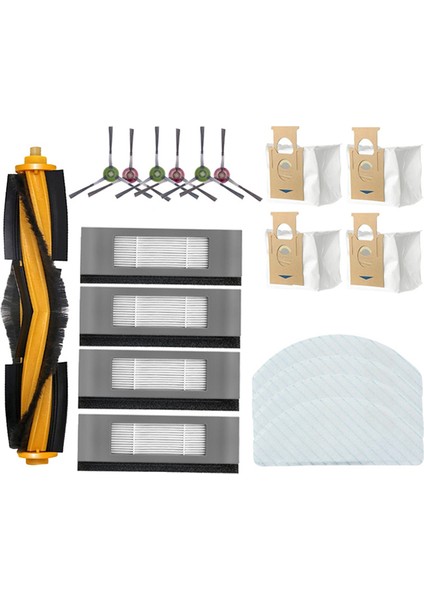 Ecovacs Deebot T9 Aıvı T8 Aıvı N8 Pro Serisi Hepa Yedek Filtre Robotlu Süpürge Ana Yan Fırça Toz Parçaları (Yurt Dışından) modelleri