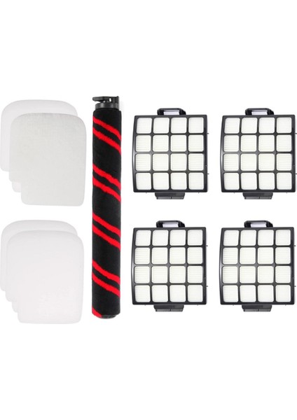 9 Adet Köpekbalığı AZ3002 AZ3000 Elektrikli Süpürge Rulo Fırça Hepa Filtre Filtre Pamuk Yedek Yedek Parça (Yurt Dışından)