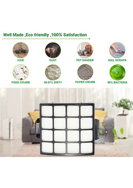 9 Adet Köpekbalığı AZ3002 AZ3000 Elektrikli Süpürge Rulo Fırça Hepa Filtre Filtre Pamuk Yedek Yedek Parça (Yurt Dışından) modelleri