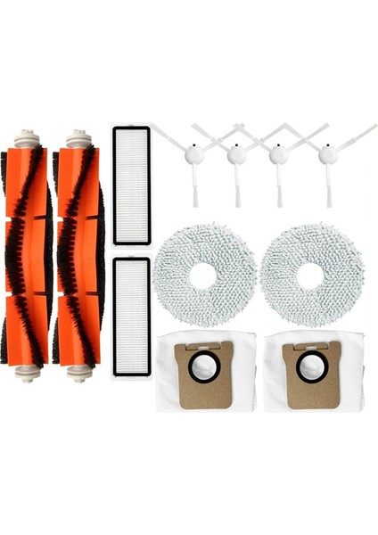 Xiaomi Mijia B101CN Robot Temizleyici Fırça Paspas Bezi Hepa Filtre Yedek Kiti Parça Aksesuarları (Yurt Dışından)