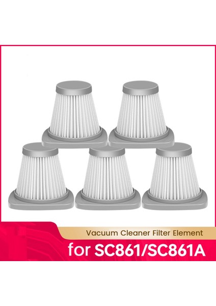 5 Adet Hepa Filtre Midea Elektrikli Süpürge Aksesuarları SC861 SC861A Hepa Filtre Elemanlarının Değiştirilmesi (Yurt Dışından) fırsatları