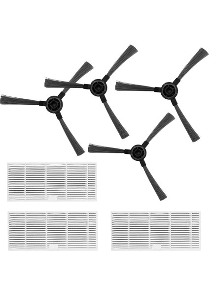 Mamnv Zcwa Onson BR150/BR151 Robotlu Süpürge Aksesuarları Yedek Parçaları Için Yan Fırça ve Hepa Filtre (Yurt Dışından)