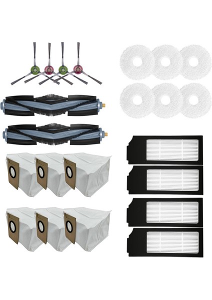 Ana Fırça Yan Fırça Hepa Filtre Paspas Bezleri Ecovacs Deebot X1 Turbo Omnı Robotlu Süpürge Yedek Parça (Yurt Dışından)