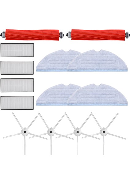 Ana Rulo Fırça Paspas Bez Hepa Filtre Yan Fırça Xiaomi Roborock S7 T7S Artı Elektrikli Süpürge Yedek Parça Aksesuarları (Yurt Dışından)