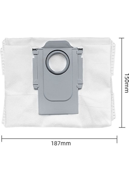 4 Adet Toz Torbası Xiaomi Roborock Q7 T8 G10S G10S Pro Robotlu Süpürge Yedek Yedek Parça Çöp Kovası Toz Torbası (Yurt Dışından) fiyatları