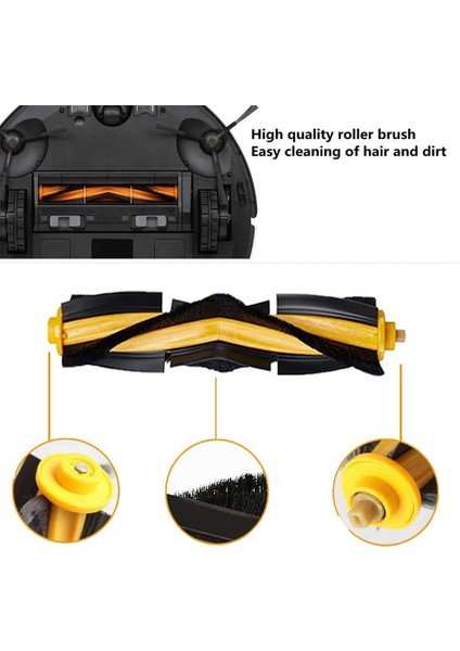 Ecovacs Deebot Ozmo 950 920 N8 Pro N8 Pro+ T8 T8 Aıvı T8 Için Yedek Parçalar Aksesuar Seti. Maksimum T9 T9+ (Yurt Dışından)