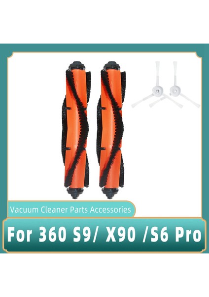 360 S9 S6 Pro X90 X95 Robotik Elektrikli Süpürge Hepa Filtre Rulosu Ana Fırça Yan Fırça Paspas Bezi Bez Yedek Aksesuarlar (Yurt Dışından) modelleri