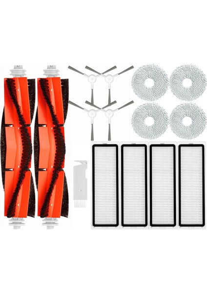 Xiaomi Robot Vakum S10 + / S10 Artı Yedek Parça Aksesuarları Ana Yan Fırça Hepa Filtre Paspas Bez Bez Pedleri (Yurt Dışından)