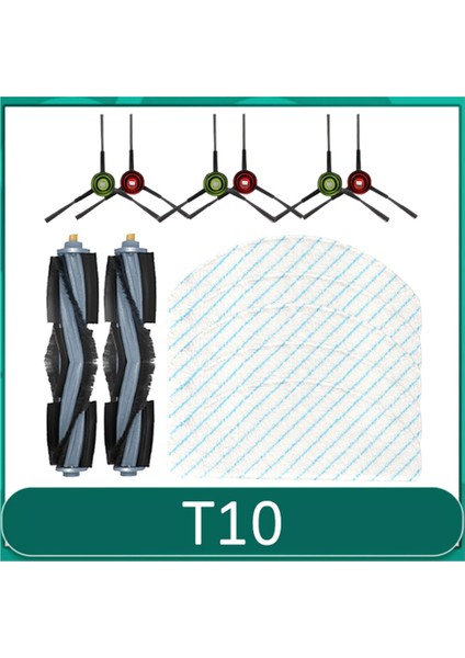 Ecovacs Deebot T10 Elektrikli Süpürge Ana Yan Fırça Paspas Bezi Ev Temizlik Aksesuarları Için 13 Adet Yedek Yedek Parça (Yurt Dışından) fiyatları