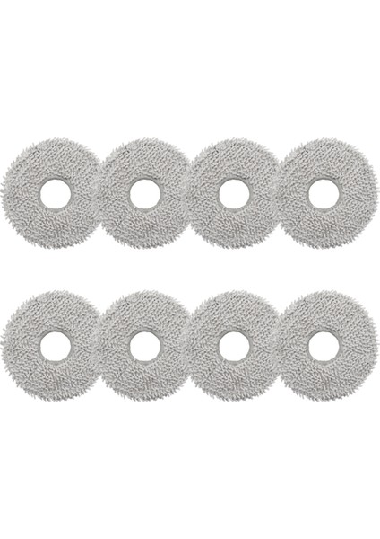8 Adet Yedek Parçalar Paspas Bezi Ecovacs Deebot X2/x2 PRO/DEX86 Robotlu Süpürge Yıkanabilir Paspas Bezi (Yurt Dışından)