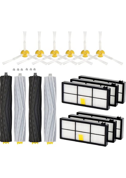 Yedek Ana Fırça Yan Fırça Hepa Filtre Irobot Roomba 900 Serisi 960 990 Elektrikli Süpürge Temizleyici Aksesuarları (Yurt Dışından)