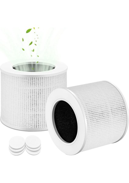 Levoıt 3 In 1 Hava Filtresi Için Çekirdek Mini Filtre Aktif Karbon Gerçek Hepa Filtre Değiştirme Vakum Parçaları (Yurt Dışından)