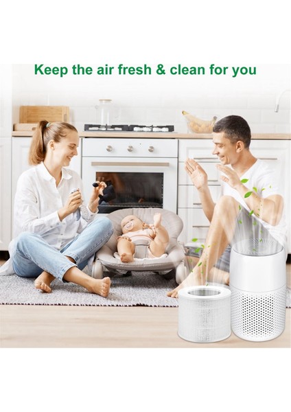 Levoıt 3 In 1 Hava Filtresi Için Çekirdek Mini Filtre Aktif Karbon Gerçek Hepa Filtre Değiştirme Vakum Parçaları (Yurt Dışından)