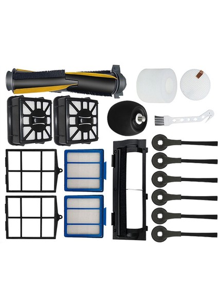 18 Adet Yedek Parçalar Köpekbalığı Iq RV1001AE/RV2001AE Robotlu Süpürge Ana Yan Fırça Filtre Tekerleği Aksesuarları (Yurt Dışından) modelleri