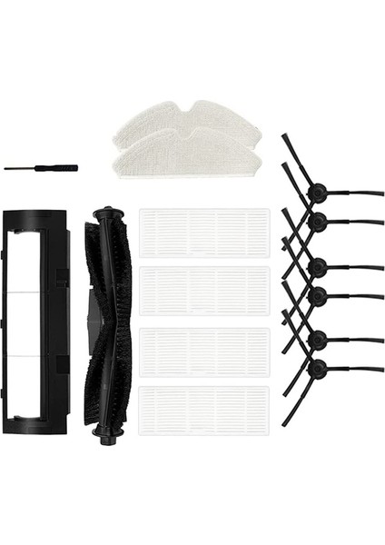 Peluş Ana Fırça ve Filtre Kiti Proscenic M7 Pro Robot Vakum Parçaları Ana Yan Fırça Hepa Filtre Paspas (Yurt Dışından) indirimleri