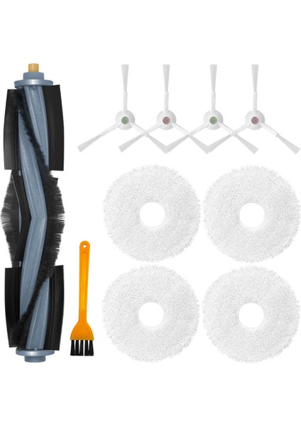 Yeedi Kat 3 Istasyon Robotlu Süpürge Yedek Parça Aksesuarları Ana Yan Fırça Paspas Bez Bez (Yurt Dışından)