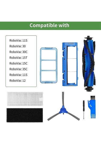 28-Pack Yedek Parça Aksesuar Kiti Eufy Robovac 11S 12 30C 15T 15C 35C Robotik Elektrikli Süpürge 12 Filtreler (Yurt Dışından) indirimleri