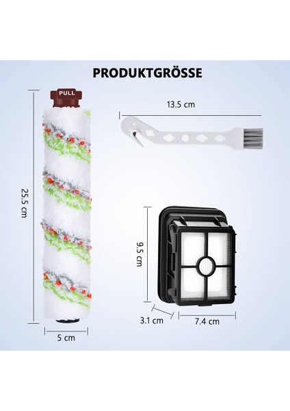 Bissell Crosswave 1785 2306 Serisi Robot Süpürge Için Pet Fırça + Filtre Yedek Parça (Yurt Dışından) modelleri