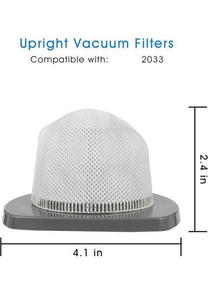 Bissell 20331 20339 2033 Elektrikli Süpürge Aksesuarları Için Uyumlu Yedek Hepa Filtreler Parça 1611508 ile Karşılaştırın (Yurt Dışından) modelleri