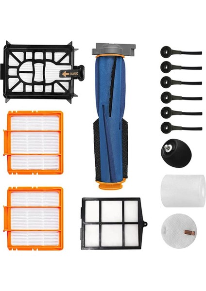 Yedek Ana Fırça Yan Fırça Hepa Filtre Köpekbalığı AV2501AE AV2502AE Robotlu Süpürge Aksesuarları Için Uyumlu (Yurt Dışından) fiyatları