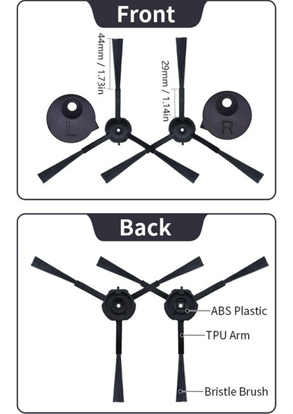 Xiaomi Roidmi Eve Plus Paspas Bezi Ana Yan Fırça Robotlu Süpürge Için Toz Torbası Filtresi (Yurt Dışından) indirimleri