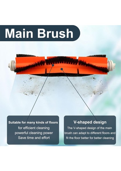 Dreame Bot Z10 Pro / D10 Plus / L10 Plus Elektrikli Süpürge, Rulo Fırça, Filtreler, Yan Fırçalar Için Aksesuar Değişimi (Yurt Dışından) fırsatları