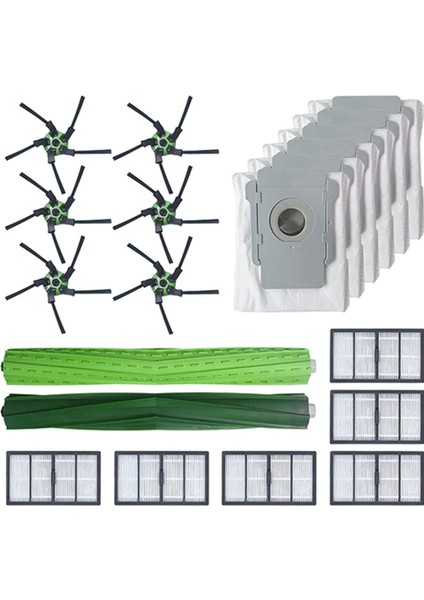 Roomba Serisi S9 S9+ Için Uyumlu Yedek Parça Yedek Seti 20 Parça Aksesuar Seti (Yurt Dışından)