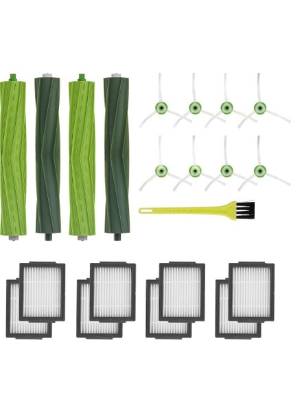 Yedek Ana Fırça Yan Fırçalar Hepa Filtreleri Irobot Roomba I7 I7+ E5 E6 Robotlu Süpürge Aksesuarları (Yurt Dışından)