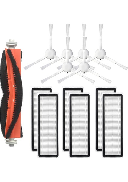 Mijia Süpürme Robotu Için Ana Fırça Aksesuarları + Yan Fırça + Filtre (Yurt Dışından)
