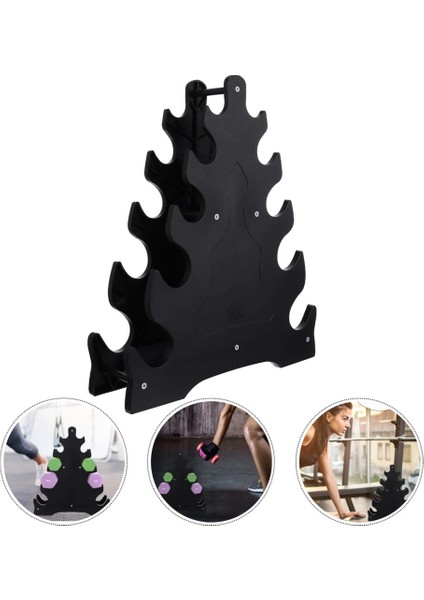 Plastik Dambıl Standı