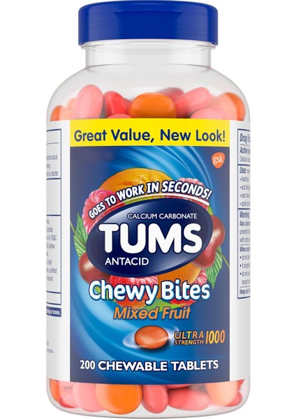 Chewy Bites Mixed Fruit 200 Tablet