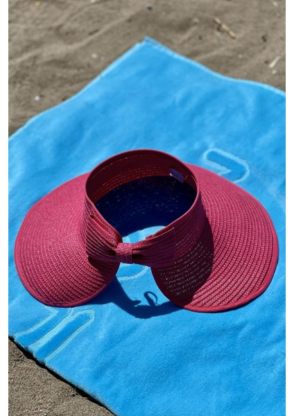 Fuşya Hasır Vizör Şapka 14624 fiyatları