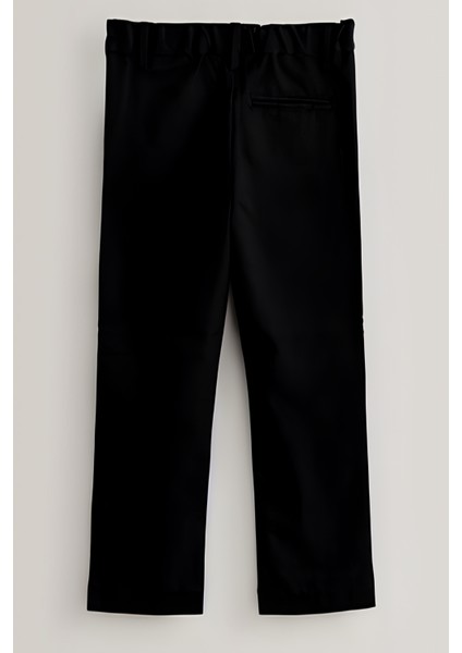 Erkek Rahat Kesim Baskısız Düz Lise Medrese Okul Pantolonu