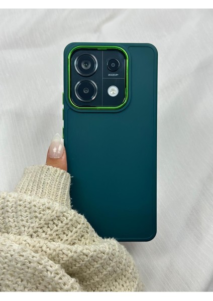 Redmi Note 13 Pro 5g (Sadece 5g Uyumlu) Parlak Metal Detaylı Pastel Silikon Lansman Ruby Kılıf fiyatları