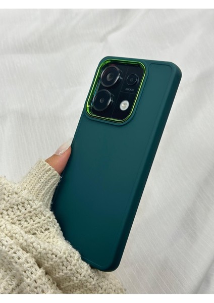 Redmi Note 13 Pro 5g (Sadece 5g Uyumlu) Parlak Metal Detaylı Pastel Silikon Lansman Ruby Kılıf fırsatları