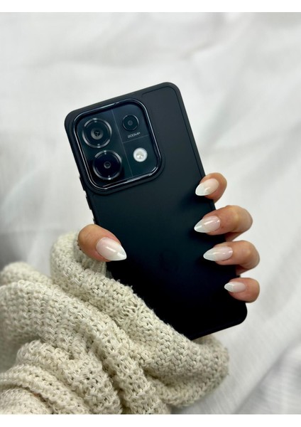 Redmi Note 13 Pro 5g (Sadece 5g Uyumlu) Parlak Metal Detaylı Pastel Silikon Lansman Ruby Kılıf