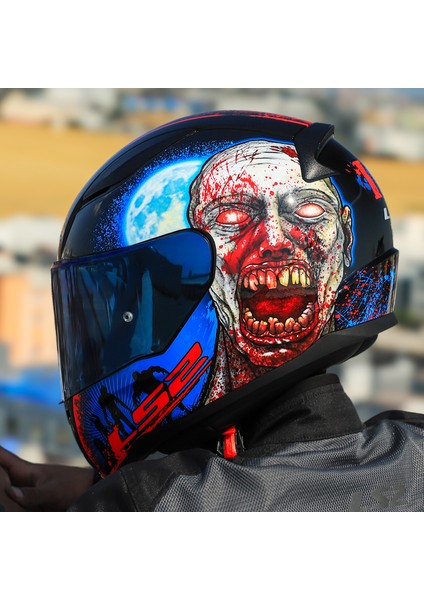 Rapıd 2 Zombıe Siyah-Kırmızı Kask